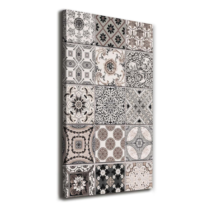 Ceramic Tiles - Wrapped Canvas Print