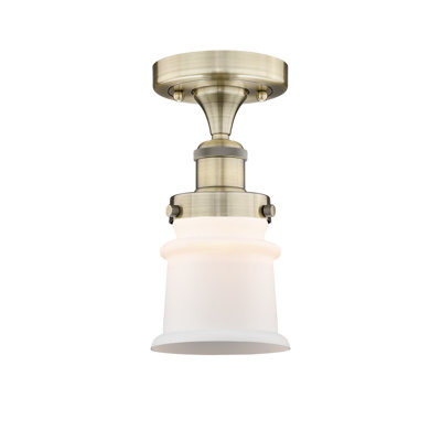 Alvi Glass Semi Flush Mount