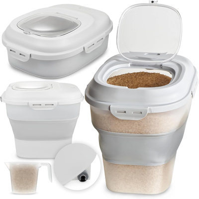 37.5 Lb. Plastic Food Storage Container