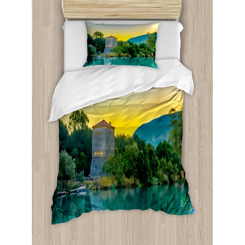 Rustic Polyester Duvet Cover