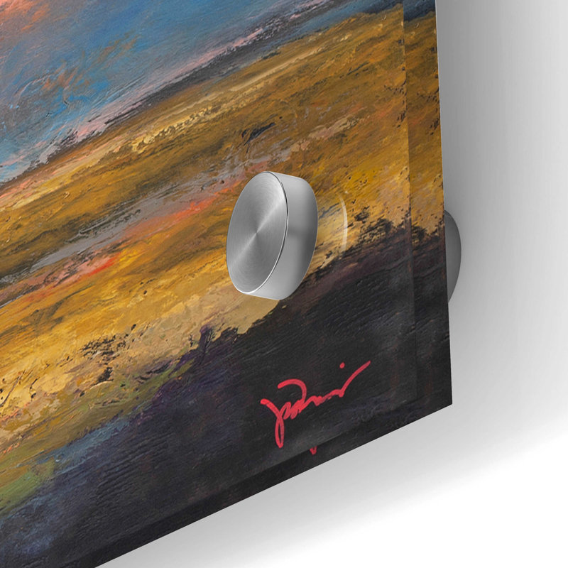 Ranch Romance par Patrick Dennis - peinture panoramique sans cadre, H 12 po x l 36 po x P 0,2 po