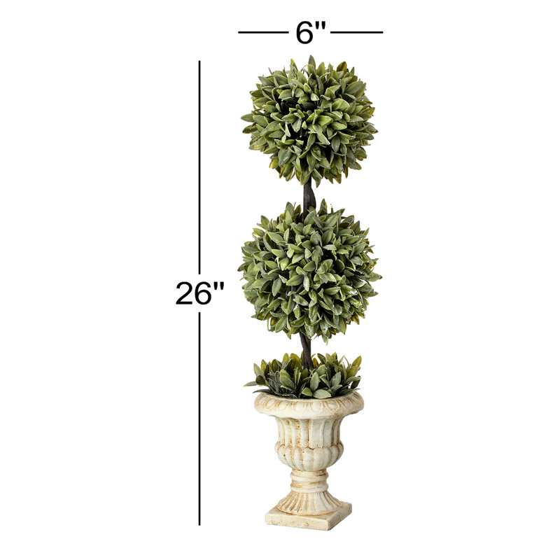 Topiaire d'herbes artificielles 20 "dans l'urne
