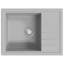 Belfry Kitchen Austin 440mm W Single Bowl Stone Kitchen Sink with 1 Faucet Hole-870520797