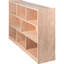 Armoire de rangement à 8 sections pour la classe, tablettes de contreplaqué de 36 pouces de hauteur avec rangement pour enfants d'âge préscolaire et livres