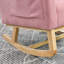 Fauteuil à bascule décontracté avec dossier lombaire Modern Accent
