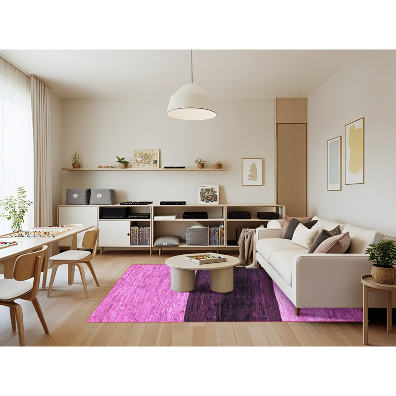 Tapis mauve Rafa, Rectangle 7 pi x 9 pi