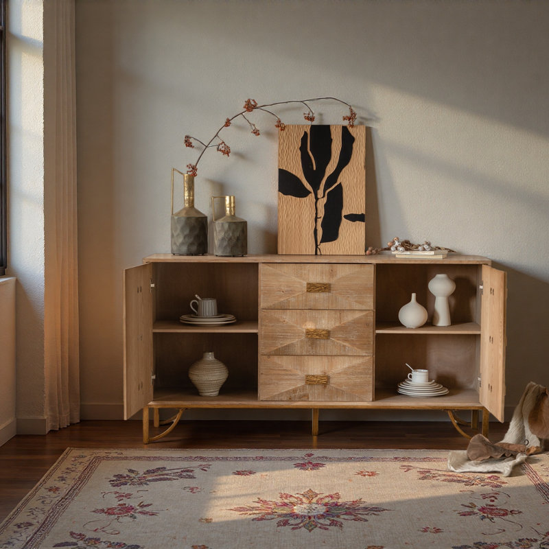 Commode 3 tiroirs, commodes et commodes modernes, meuble télé, commode pour chambre à coucher, salon, couloir