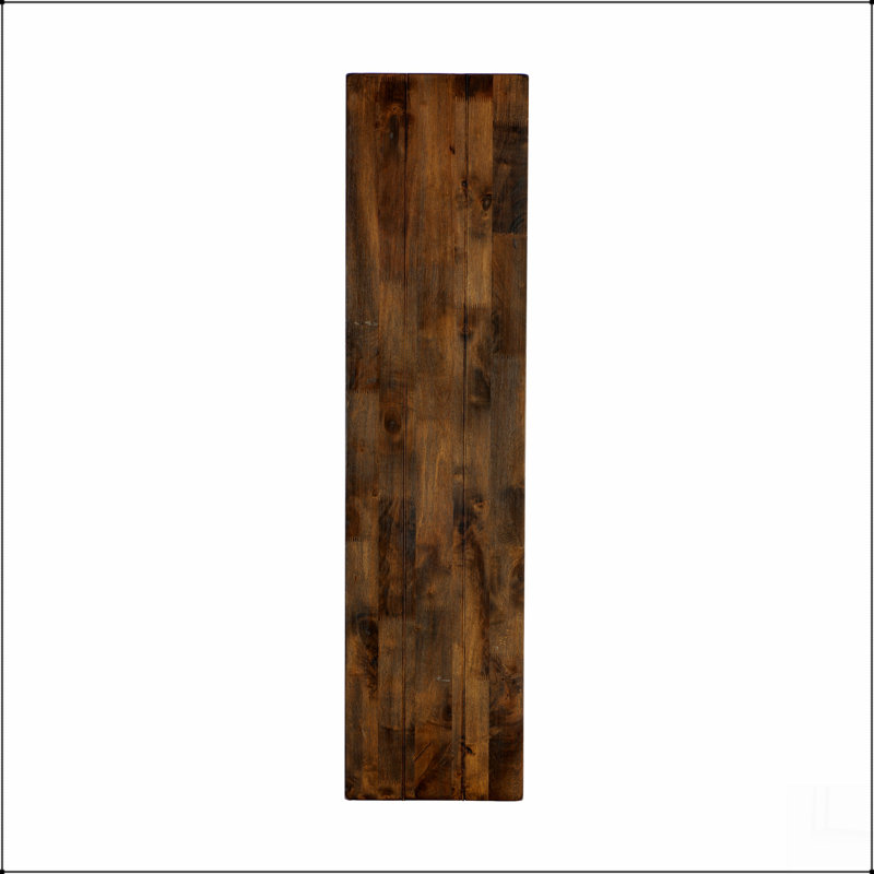 Finition brunie classique en bois d'hévéa avec banc de conception classique transitionnelle 1pc