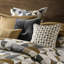 Édredon pour grand lit 8 pièces au design sophistiqué Mid-Century, coussins décoratifs et confort standard toutes saisons