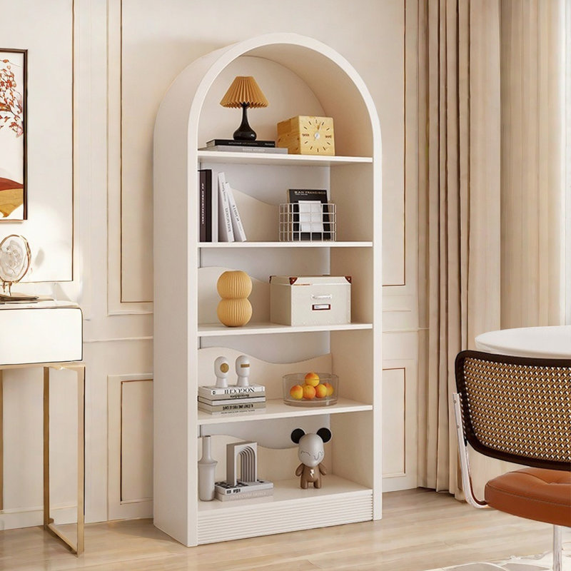 Modern Simple Manufactured Wood Bookshelf, (5 Shelves) 72"H x 31.4"W x 14.2"D