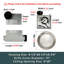 LED Light 80 CFM Bathroom Fan-87219158