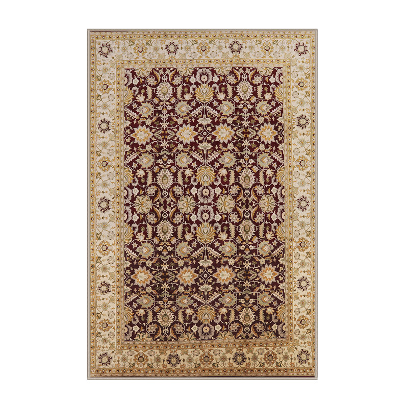 Tapis oriental beige / brun Spacek, Rectangle 3 pi x 5 pi
