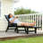 HDPE Patio Chaise Lounge, 4-Position Adjustable Backrest Outdoor Lounger-859724175