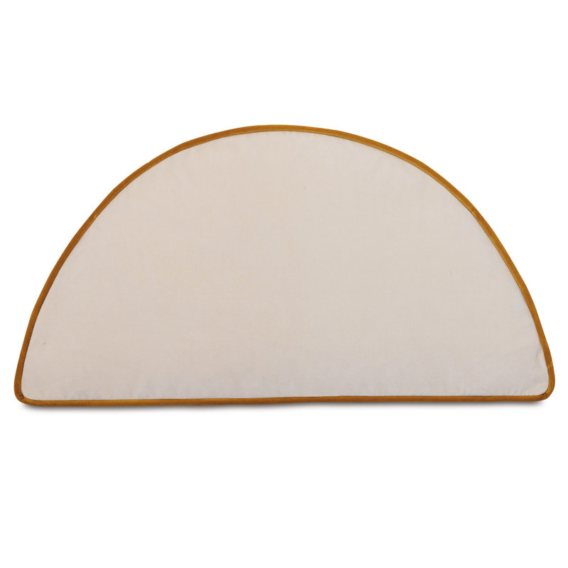 Uma Velvet Pillow Cover & Insert, Ivory