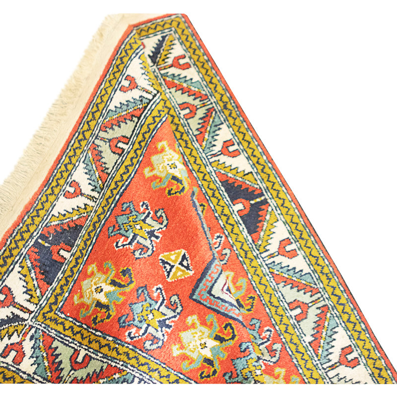 Hand Knotted Wool Area Rug