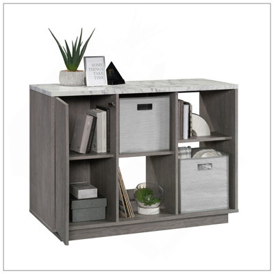 Accent Storage Cabinet, Grey Finish