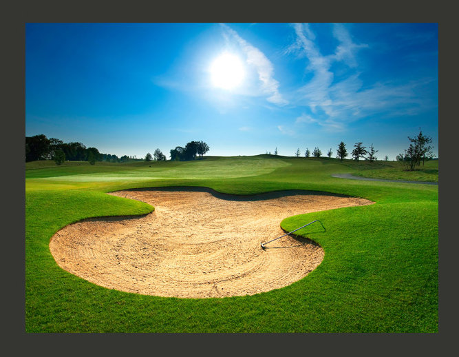Golf Course 1.93m x 250cm Wallpaper