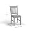 Sina Cotton Upholstered Slat Back Accent