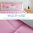 Nestl All Season Solid Lightweight Down Alternative Reversible Comforter-985451503-985451509