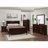 2-Drawer Bedroom Nightstand, With Bail Handle