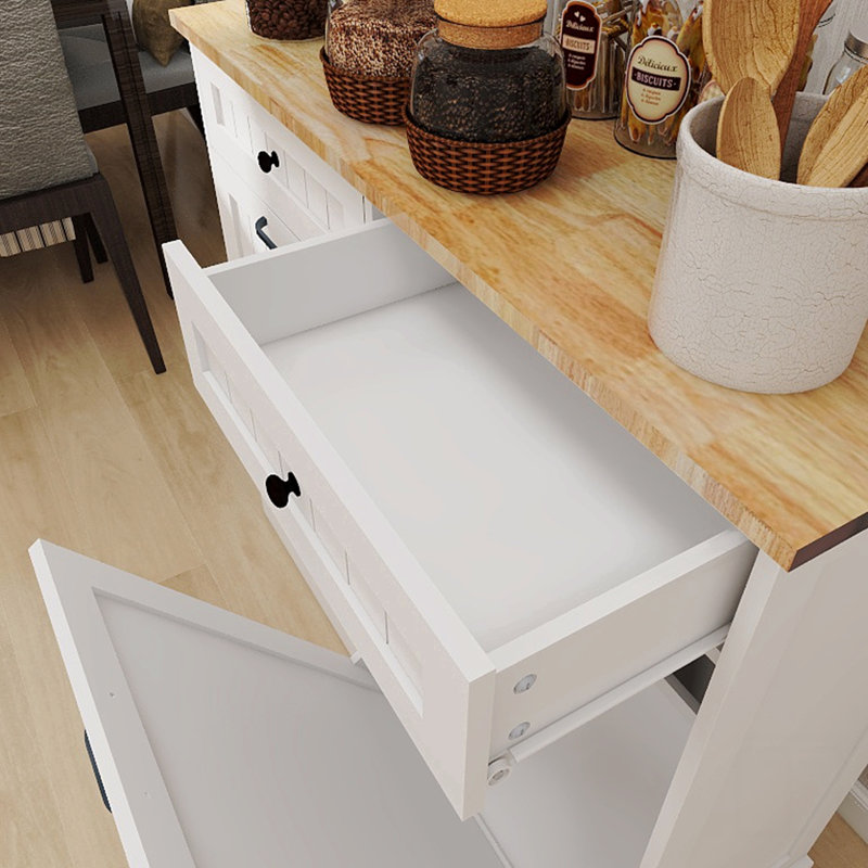 Armoire à ordures inclinable à deux tiroirs et deux compartiments