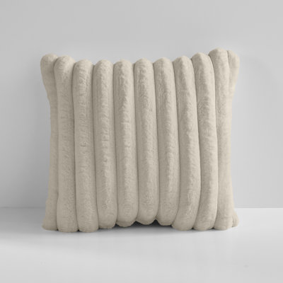  Faux Fur Throw Pillow