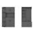 Multifunctional Left-Right Combination Hall Cabinet (Can Be Used Separately) With Storage And 4 Hooks, Storage Cabinet/ Hall Tree 2 In 1 For Living Room, Kitchen And Hallway, Black-823404595