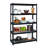 Poteau Metal Height -Adjustable Shelving Unit-1894567190