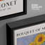 Tournesol, œuvre d'art classique «Bouquet of Sunflowers» par Claude Monet, reproduction sur toile flottante-95982915-95982914