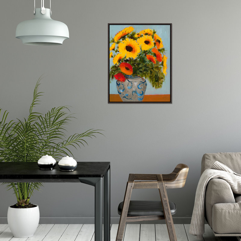 Sunday Sunflowers Painting by Susio Zol, Image Brush Gel