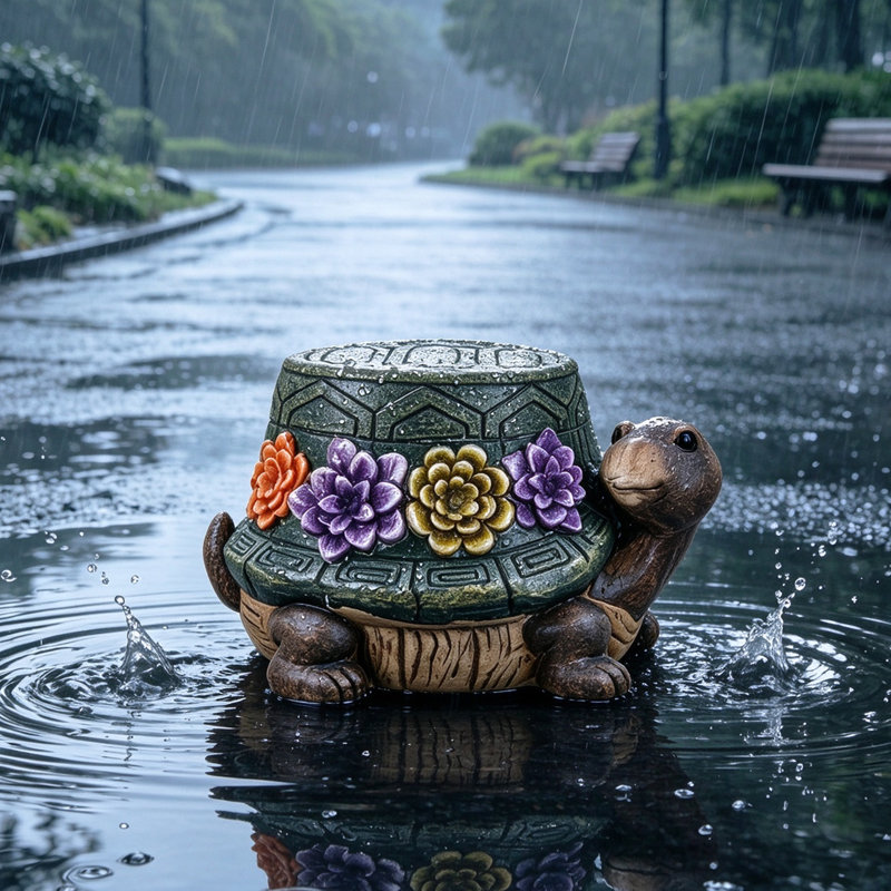 Statue de jardin 13,7 po Tortue