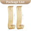 2 Pieces Metal Candlestick Set