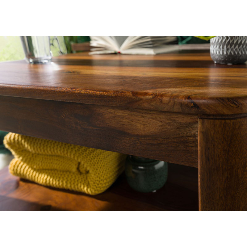 Toronto Solid Wood 4 Legs Coffee Table with Storage