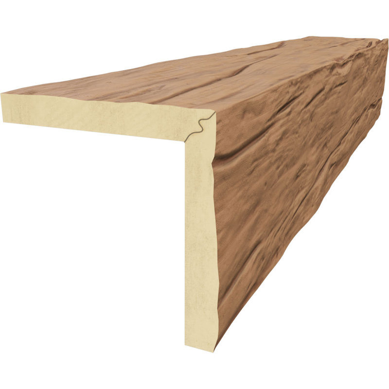 Toffee Faux Wood Beam 4"H x 8"W x 22'L