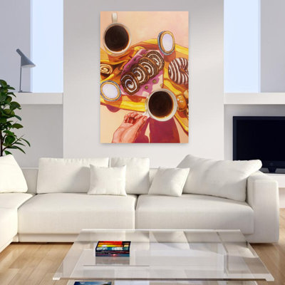 Art mural contemporain Sweet Treats And Coffee