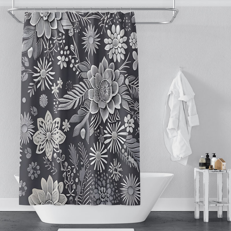Rideau de douche Egeland, H 72 po x l 70 po