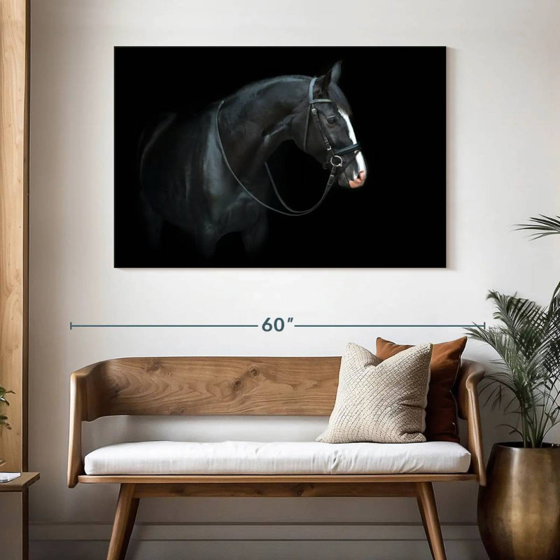 Brampt Thoroughbred Trakehner Horse, 32" H x 48" W