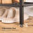 26.8" H 20-Pair Metal Shoe Rack