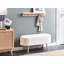 OKLAHOMA Chenille Upholstered Storage Bench