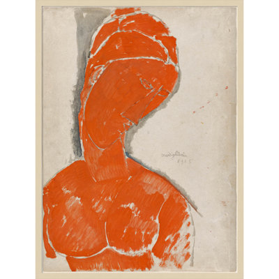 Rune "Female Bust in Red" Print