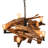 5 - Light Dimmable Sputnik Geometric Chandelier