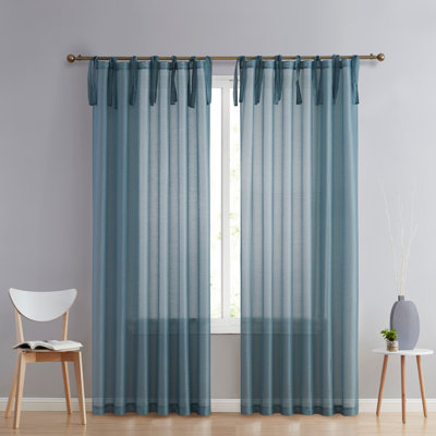 Semi Sheer Curtain Pair
