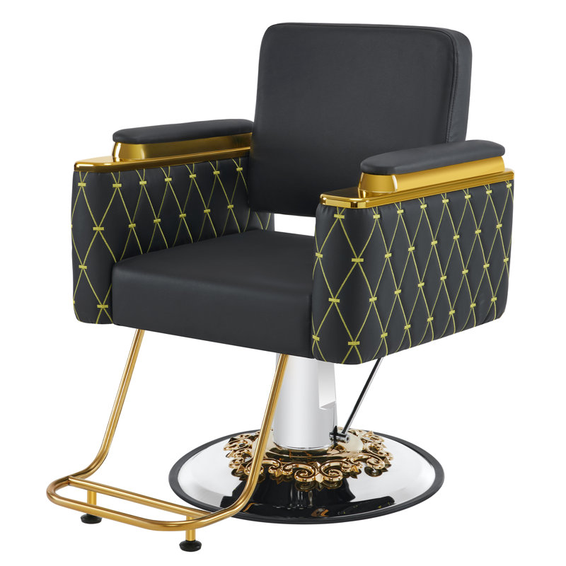 Height-adjustable living room armchair