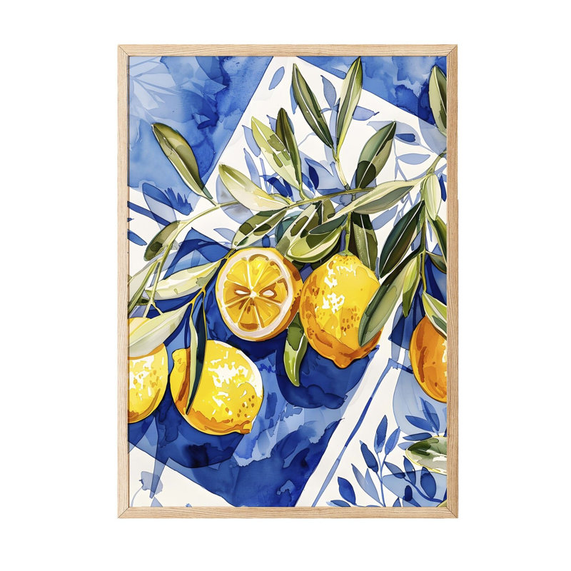 Peinture décorative encadrée