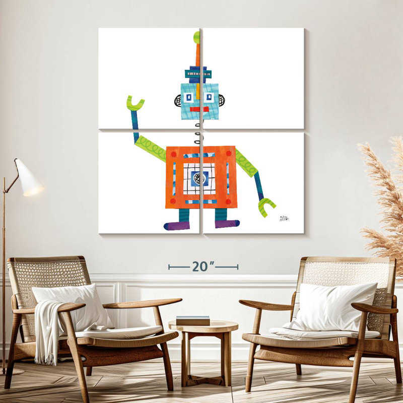 Ashelle Robot Party V, H 57 po x l 57 po