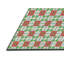Tapis brun/vert tissé à la machine-69488721