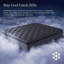 Matelas hybride mi-ferme 12 po avec matelas à ressorts ensachés 12 po. Certipur-us-1508164670-1508164671
