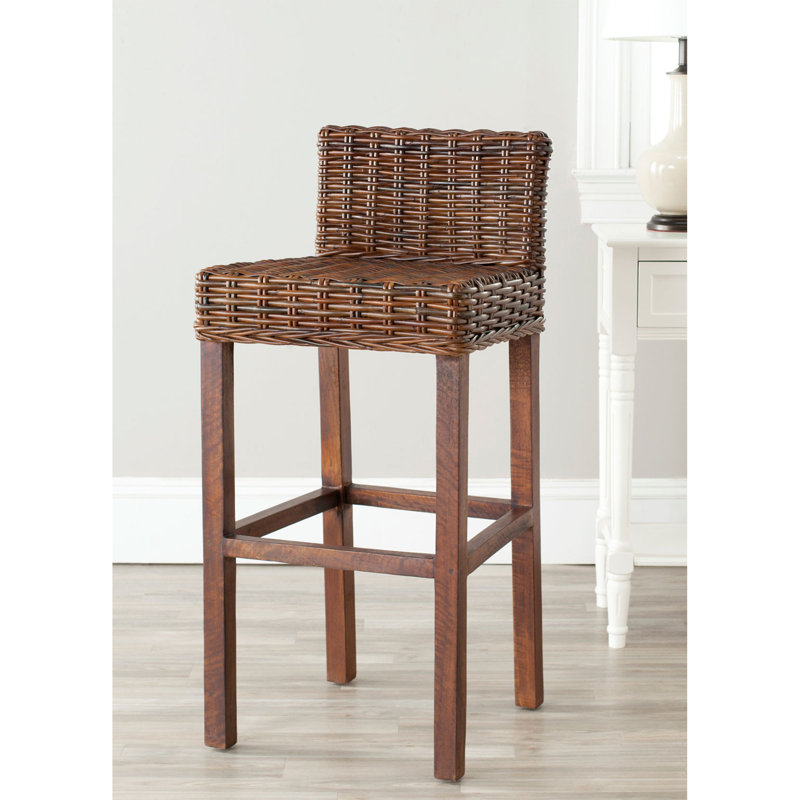 Tabouret de bar Montclare Cappuccino Mango, Brun