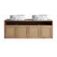 Meuble-lavabo 48 po avec lavabo d'art en céramique, porte à fermeture en douceur 4 po, montage flottant, contreplaqué (emballage KD)-1985769792-1985769793