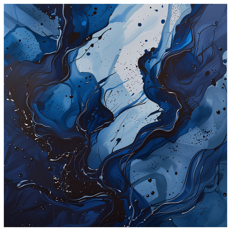 Rideaux de fenêtre abstraits, voilages et voilages abstraits - 1 panneau, Blockout, 50" x 92" - 1 Panel